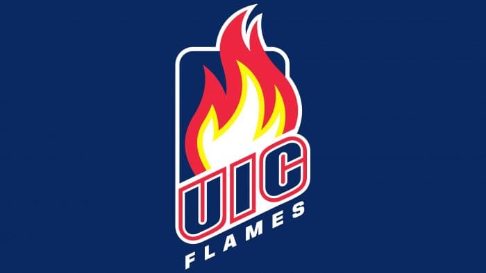 Illinois-Chicago Flames Basketball Logo