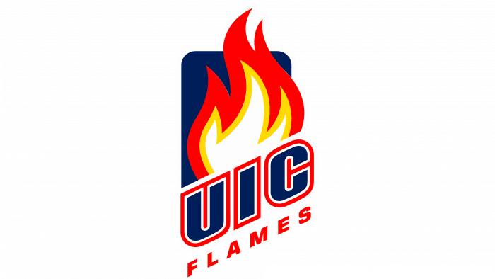Illinois-Chicago Flames Logo