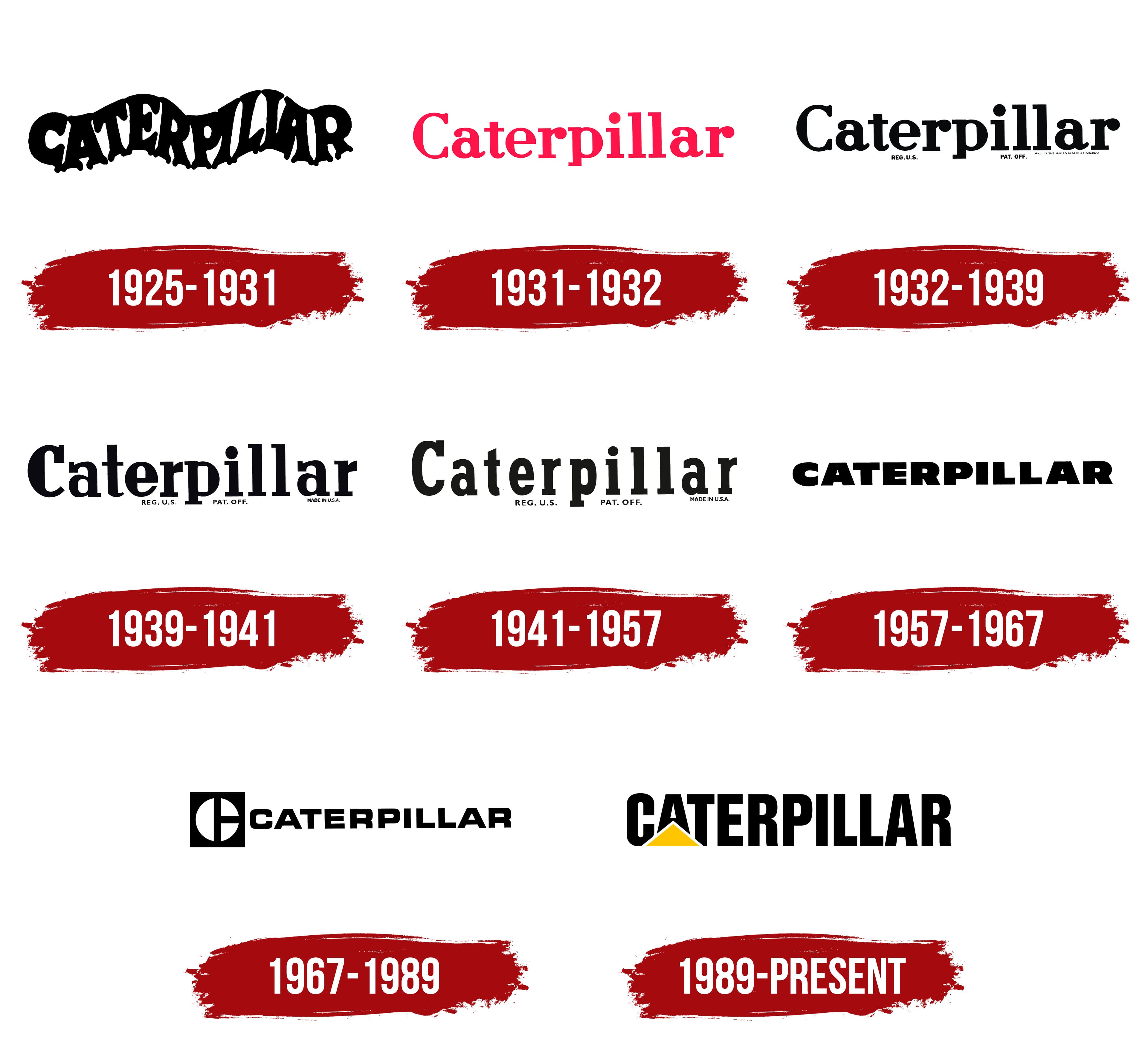 CAT Caterpillar Logo Symbol Meaning History PNG Brand