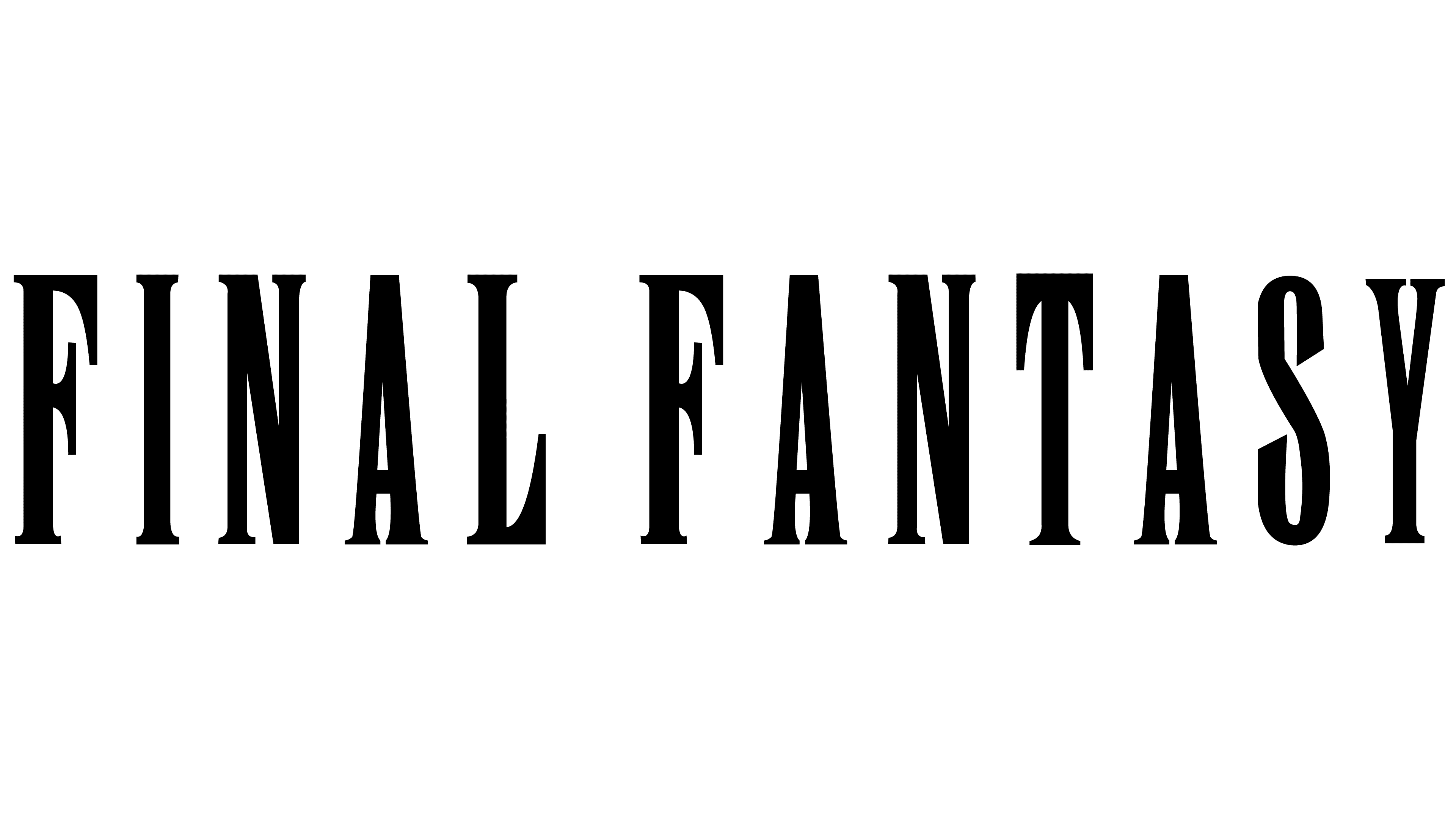 Square Enix Final Fantasy Black Washi Tape W/Symbols