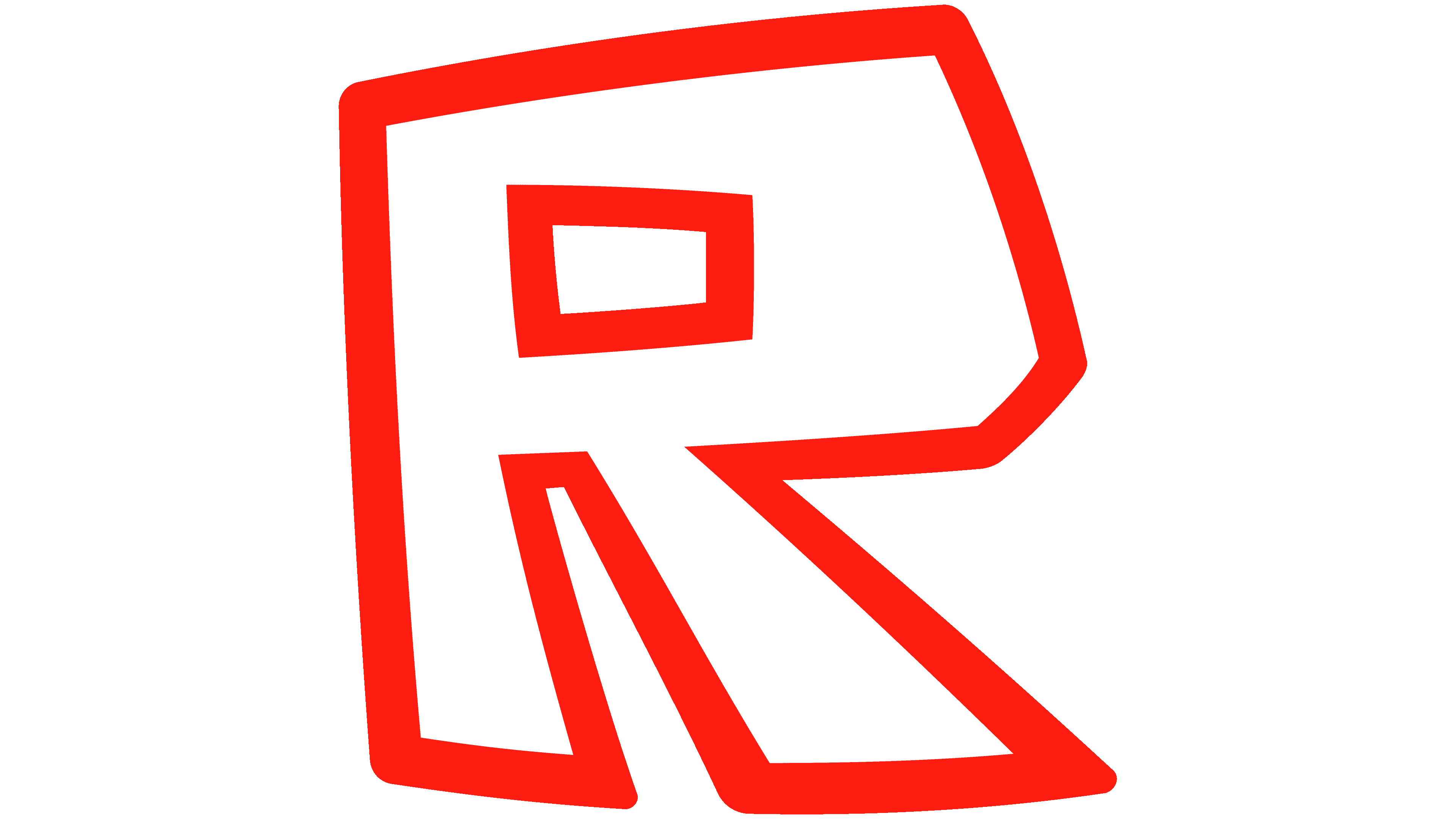Roblox New Logo Png 2022 HD Strocke Black png - Free PNG Images in