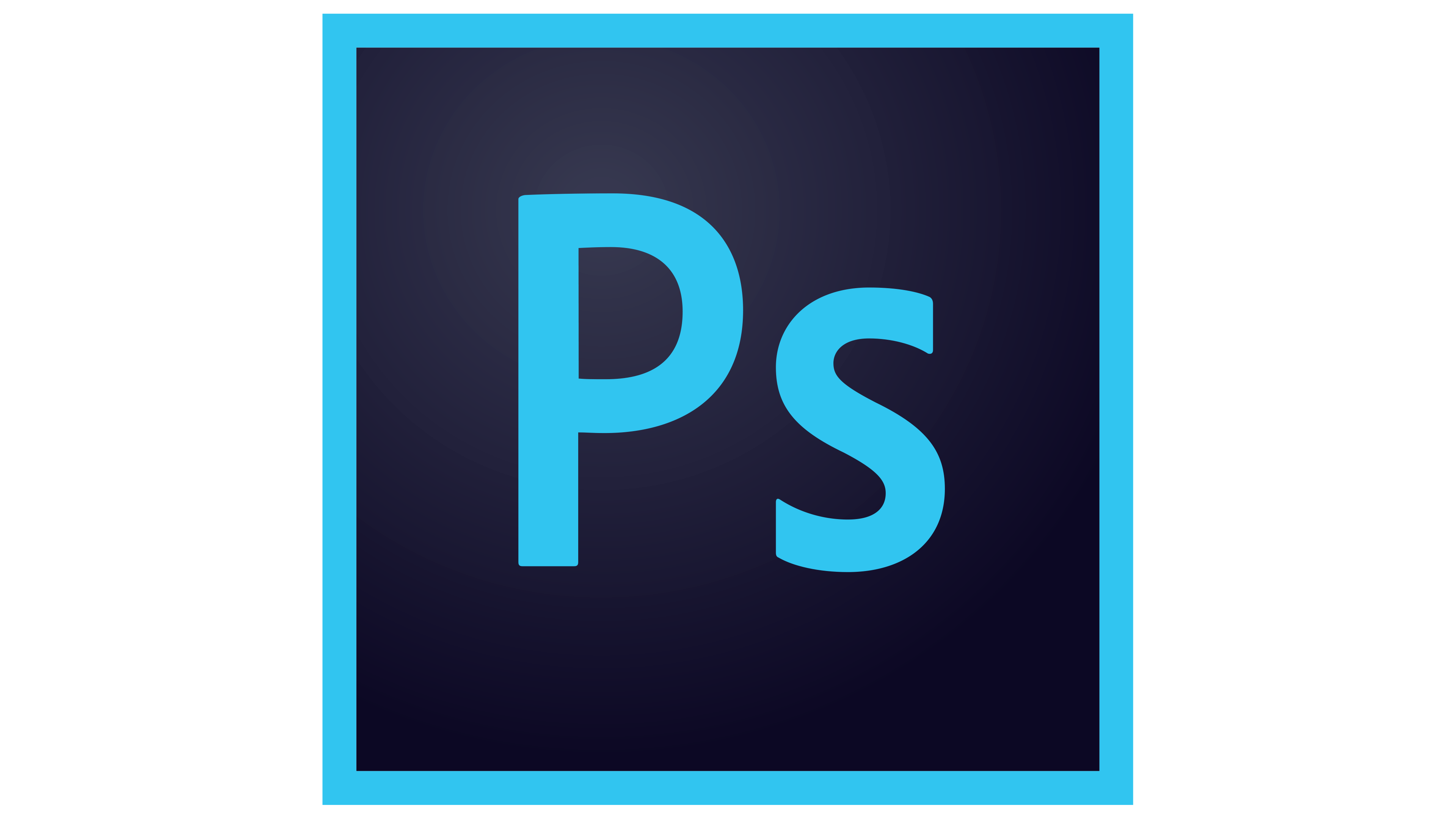 adobe photoshop logo png black