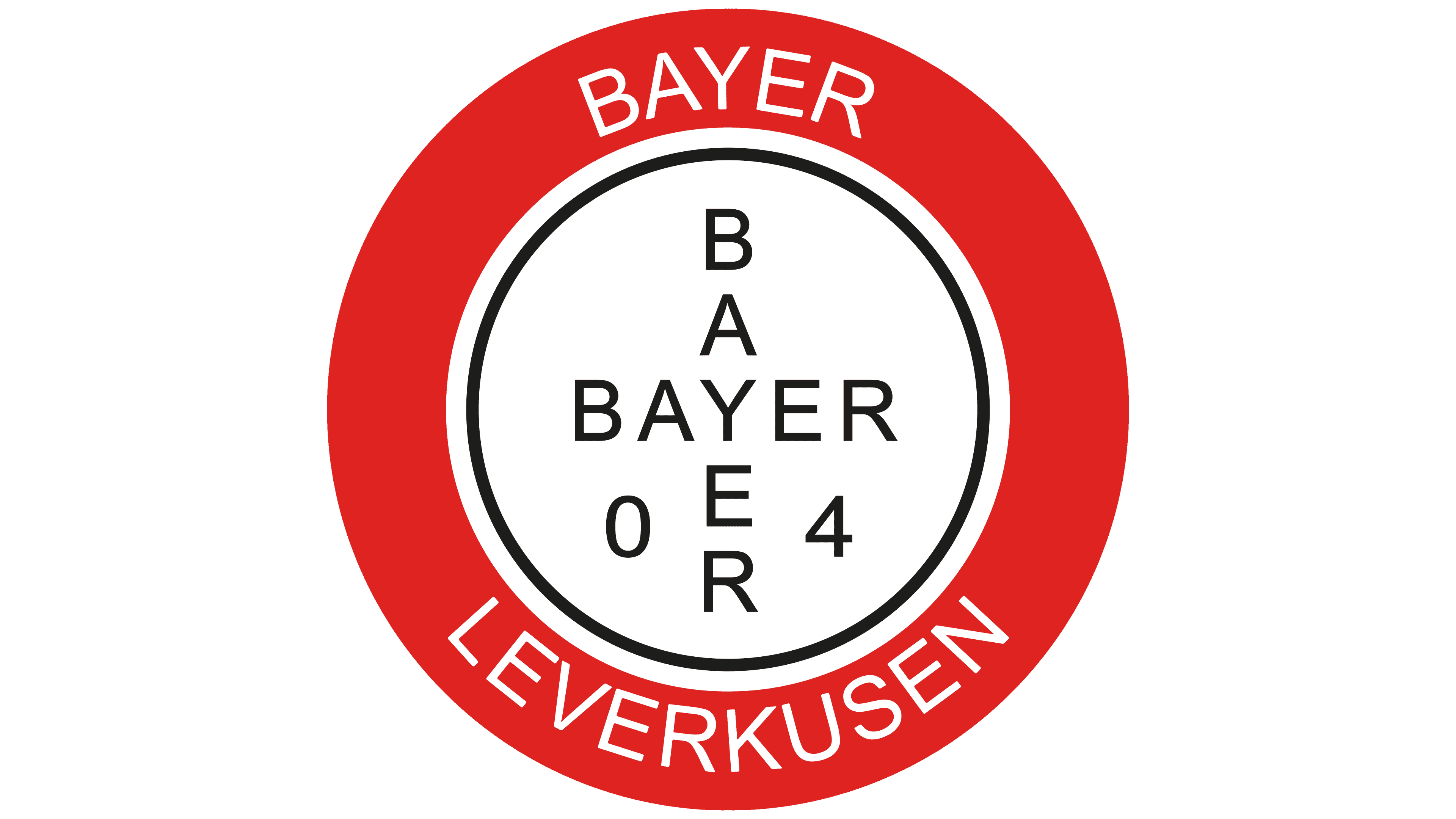 Bayer 04 Leverkusen Logo Pin Badge Retro Vintage Edelstahl plain 