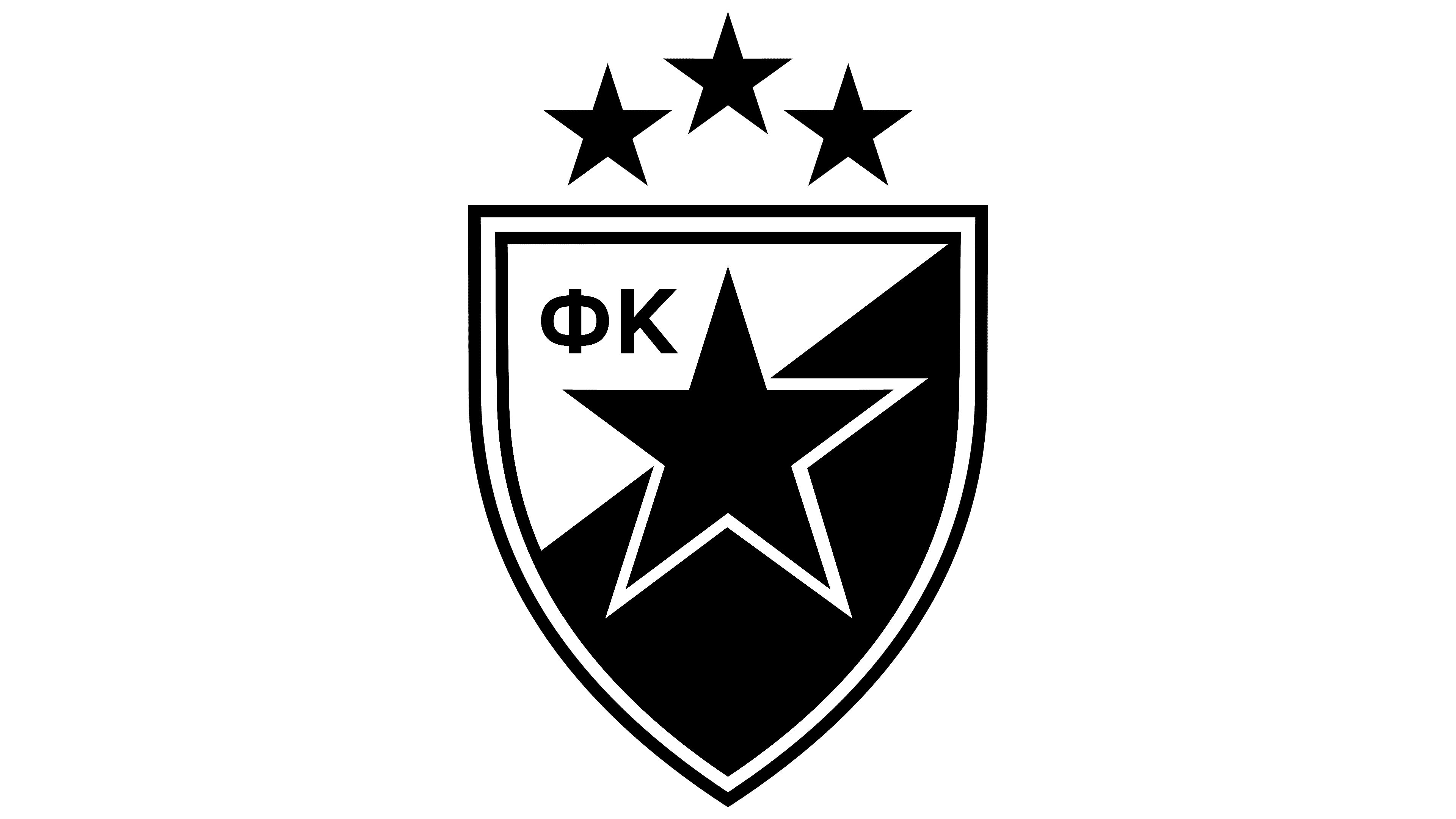 FK Crvena Zvezda logo Royalty Free Stock SVG Vector