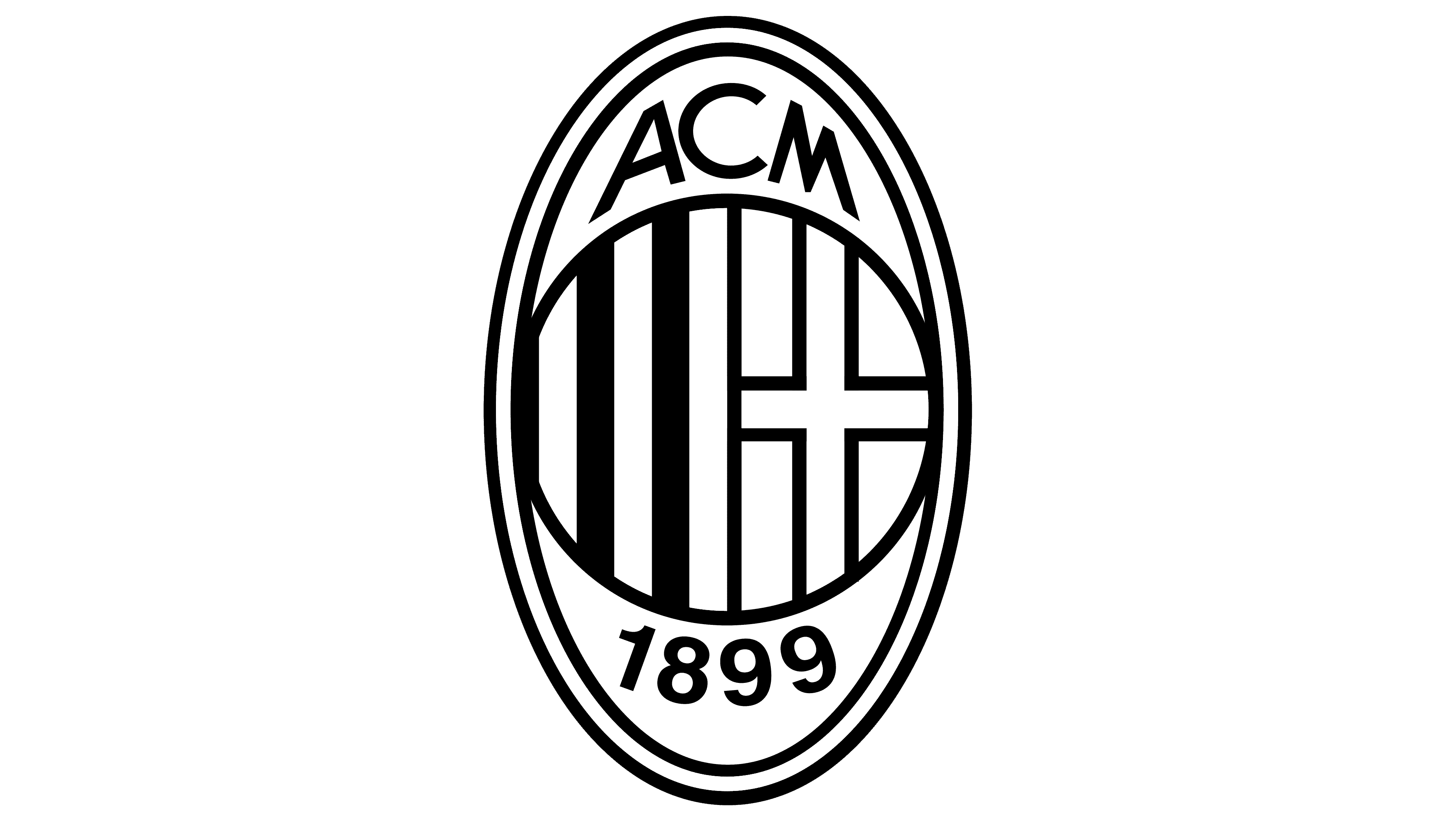 AC Milan Football Club Official Black Tri Fold Reach Wallet Crest Badge Team 