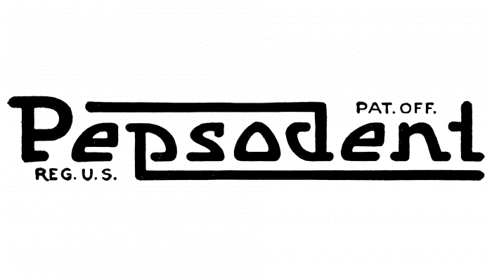 Pepsodent Logo 1901-1948
