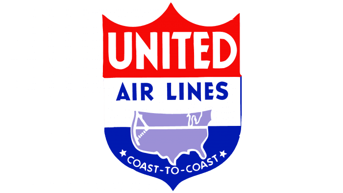 United Airlines Logo 1939-1940
