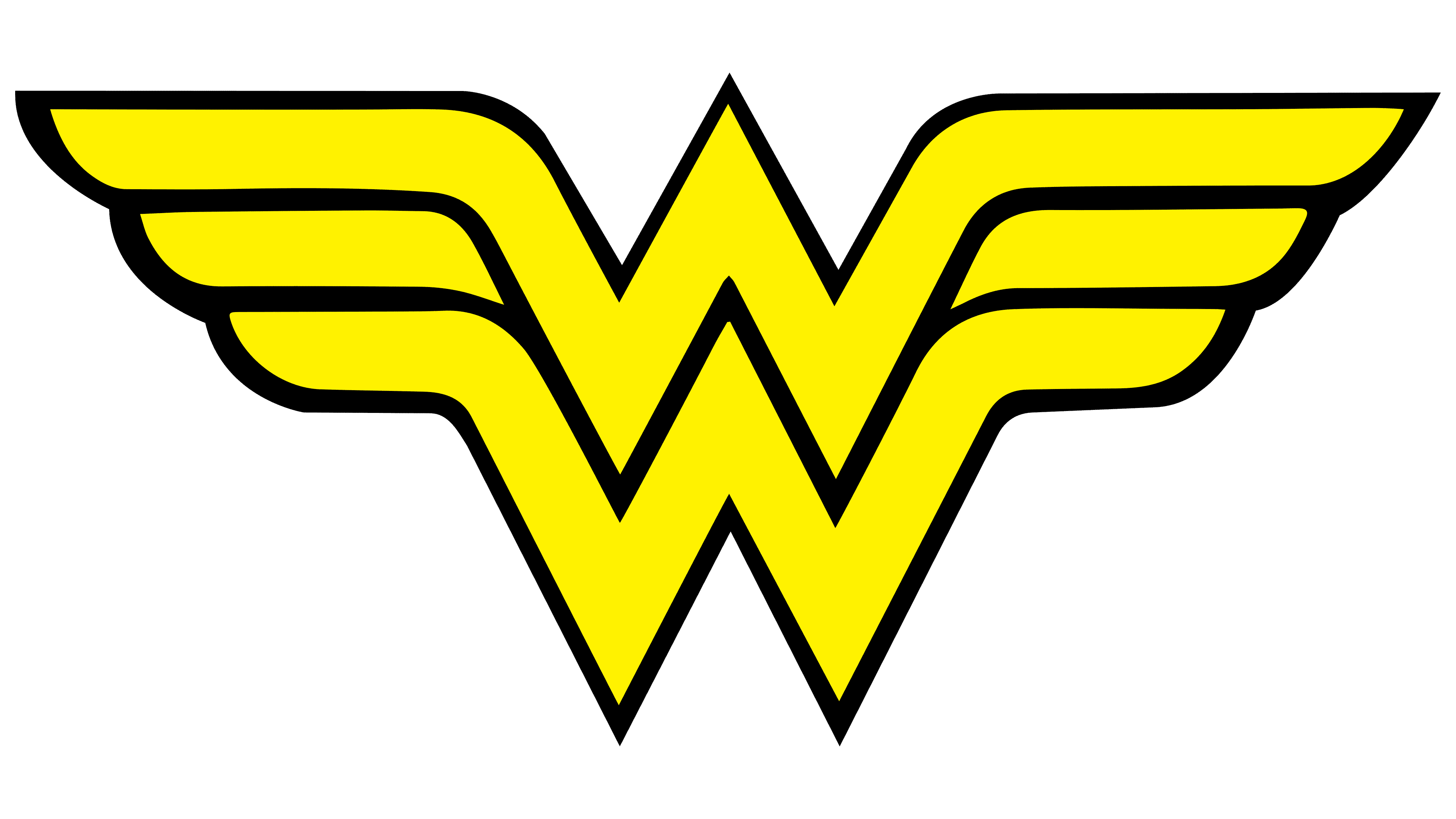 Wonder Woman Logo symbol meaning history PNG brand