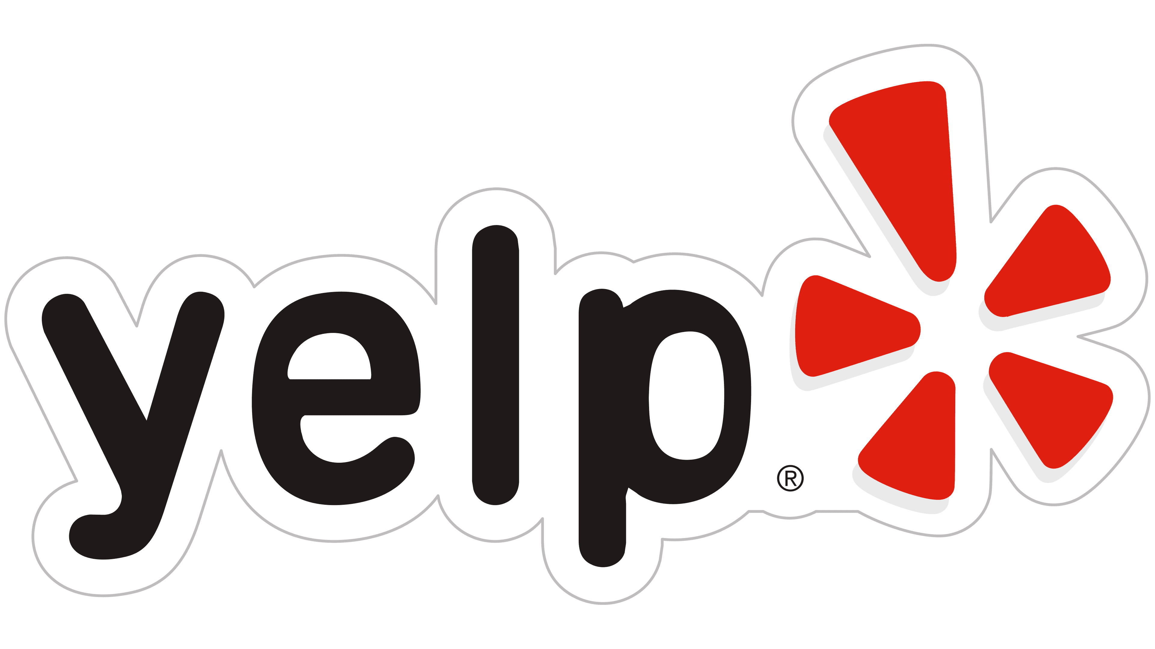 Yelp Logo Symbol History PNG 3840 2160 