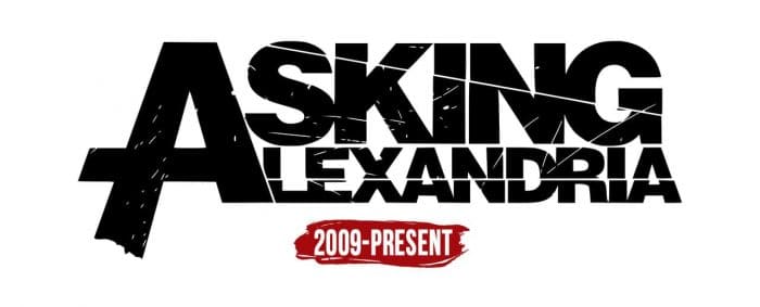 Evolution of the Asking Alexandria Logo Asking Alexandria Logo History