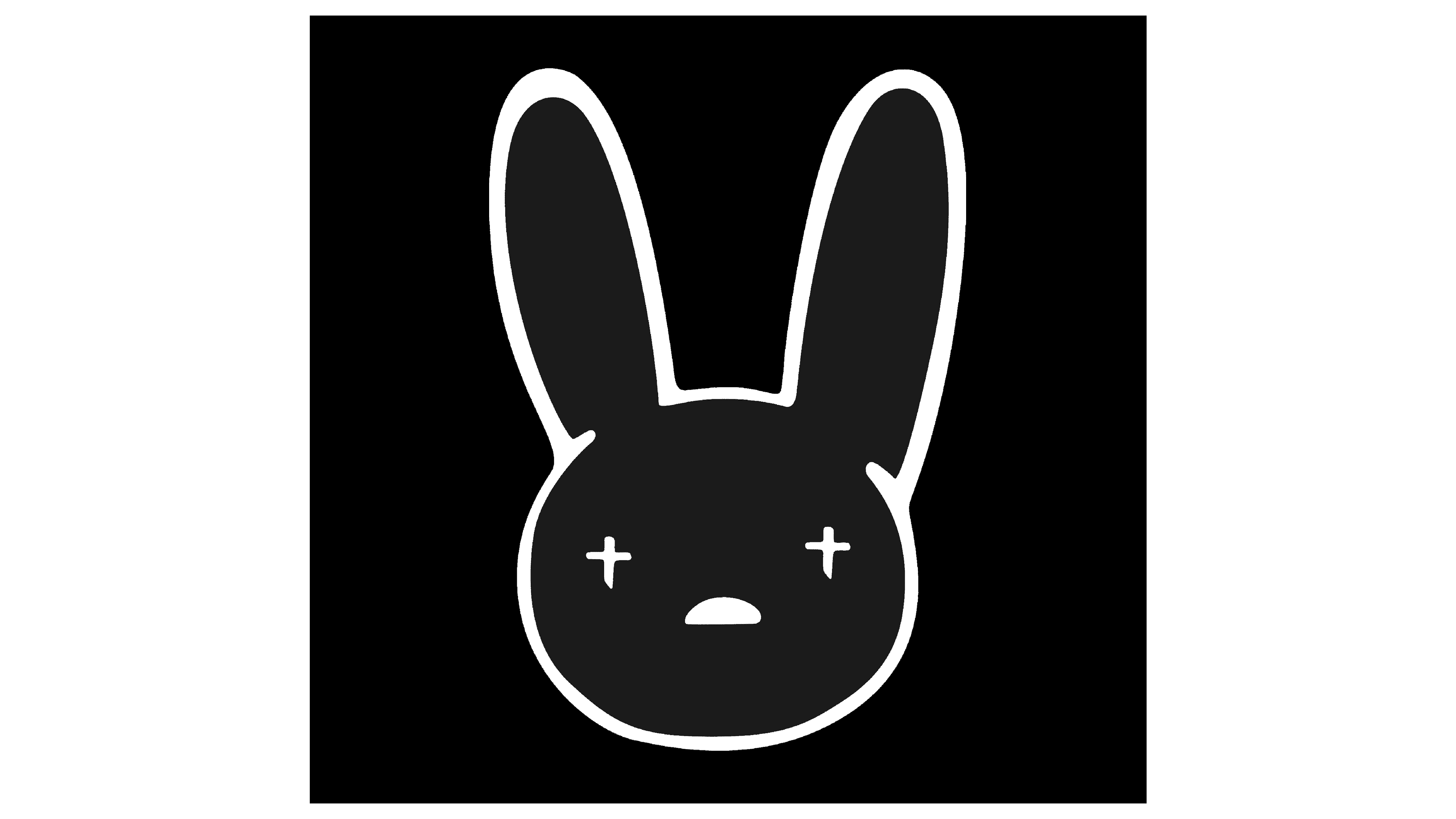 Bad Bunny Black Logo Transparent Png Stickpng - vrogue.co