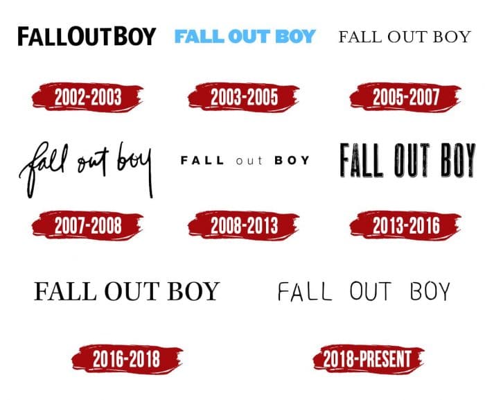 Fall Out Boy Logo Symbol History PNG 3840 2160   Fall Out Boy Logo History 700x577 