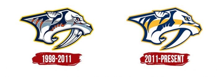 Evolution of the Nashville Predators Logo Nashville Predators Logo History