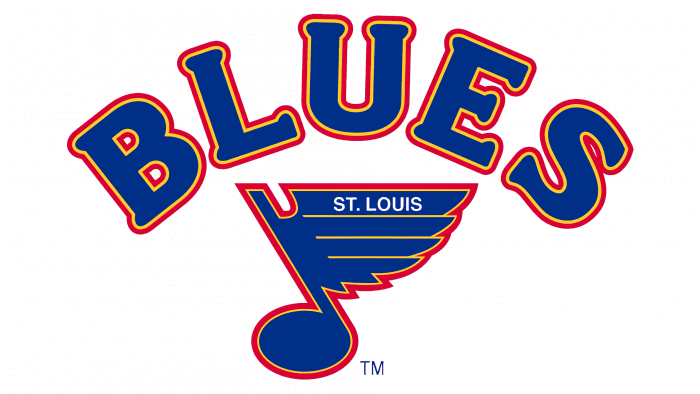 St. Louis Blues Logo 1984-1987