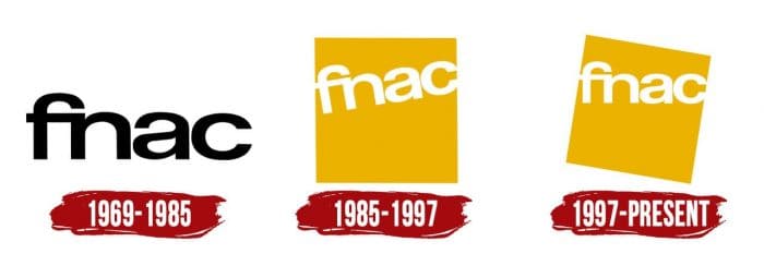 Evolution of the Fnac Logo Fnac Logo History