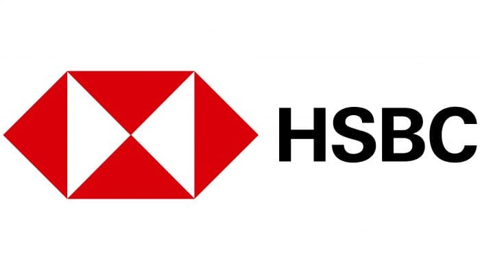 HSBC ( Hongkong and Shanghai Banking Corporation) Logo 2018-present
