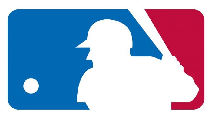 Major League Baseball silhouetted batter Logo