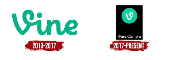 Evolution of the Vine Logo Vine Logo History