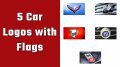 5 Car Logos with Flags