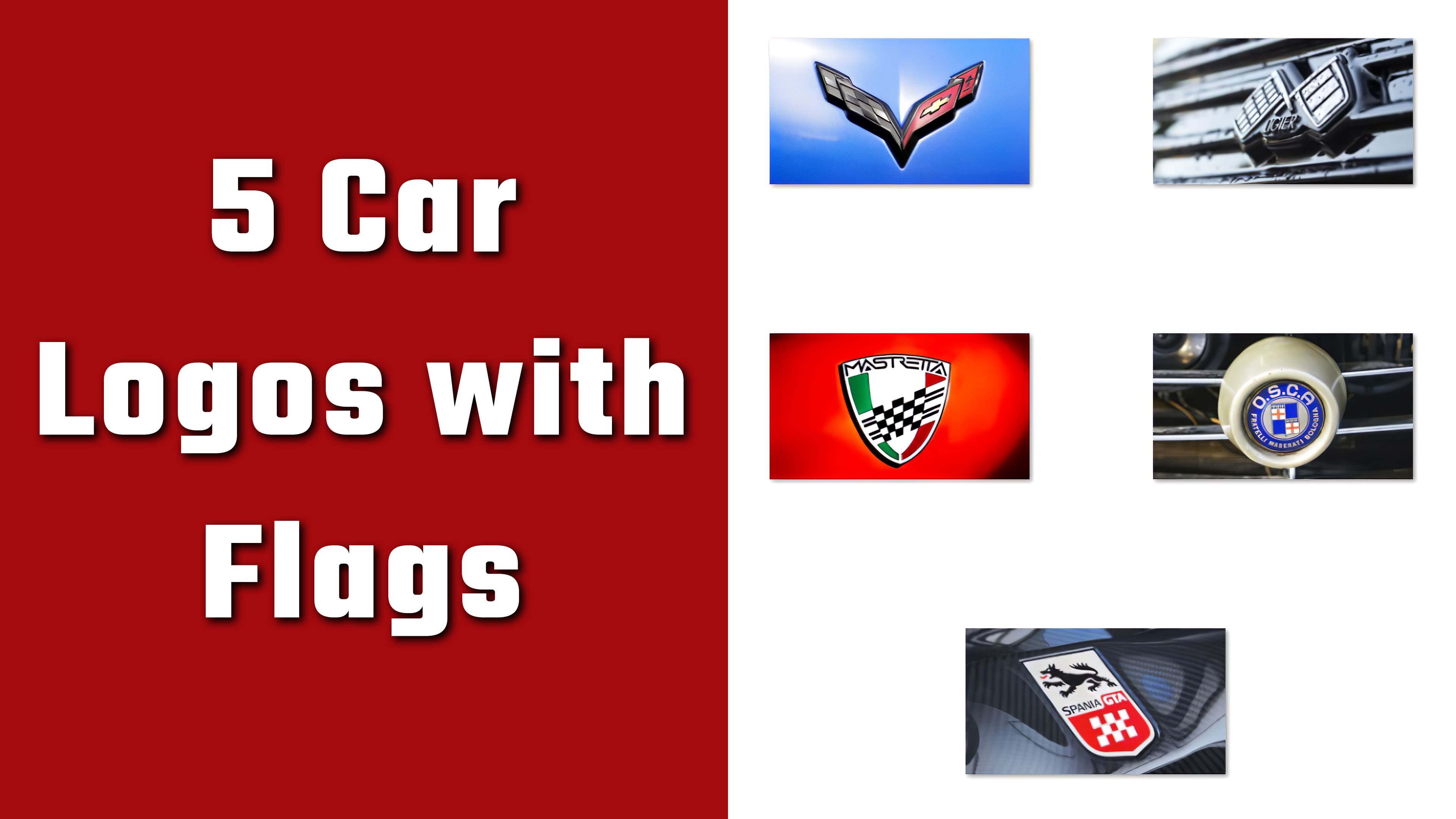 Car Badges With Flags