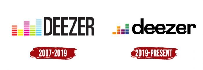 Evolution of the Deezer Logo Deezer Logo History