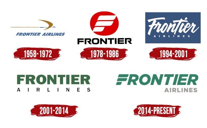 Evolution of the Frontier Airlines Logo Frontier Airlines Logo History