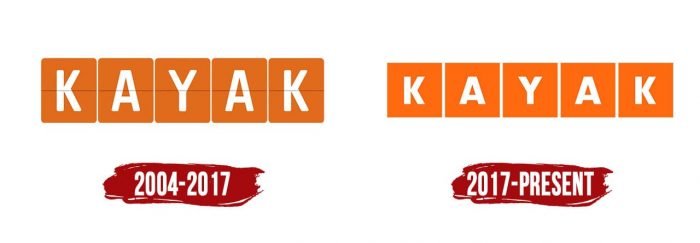Evolution of the Kayak Logo Kayak Logo History