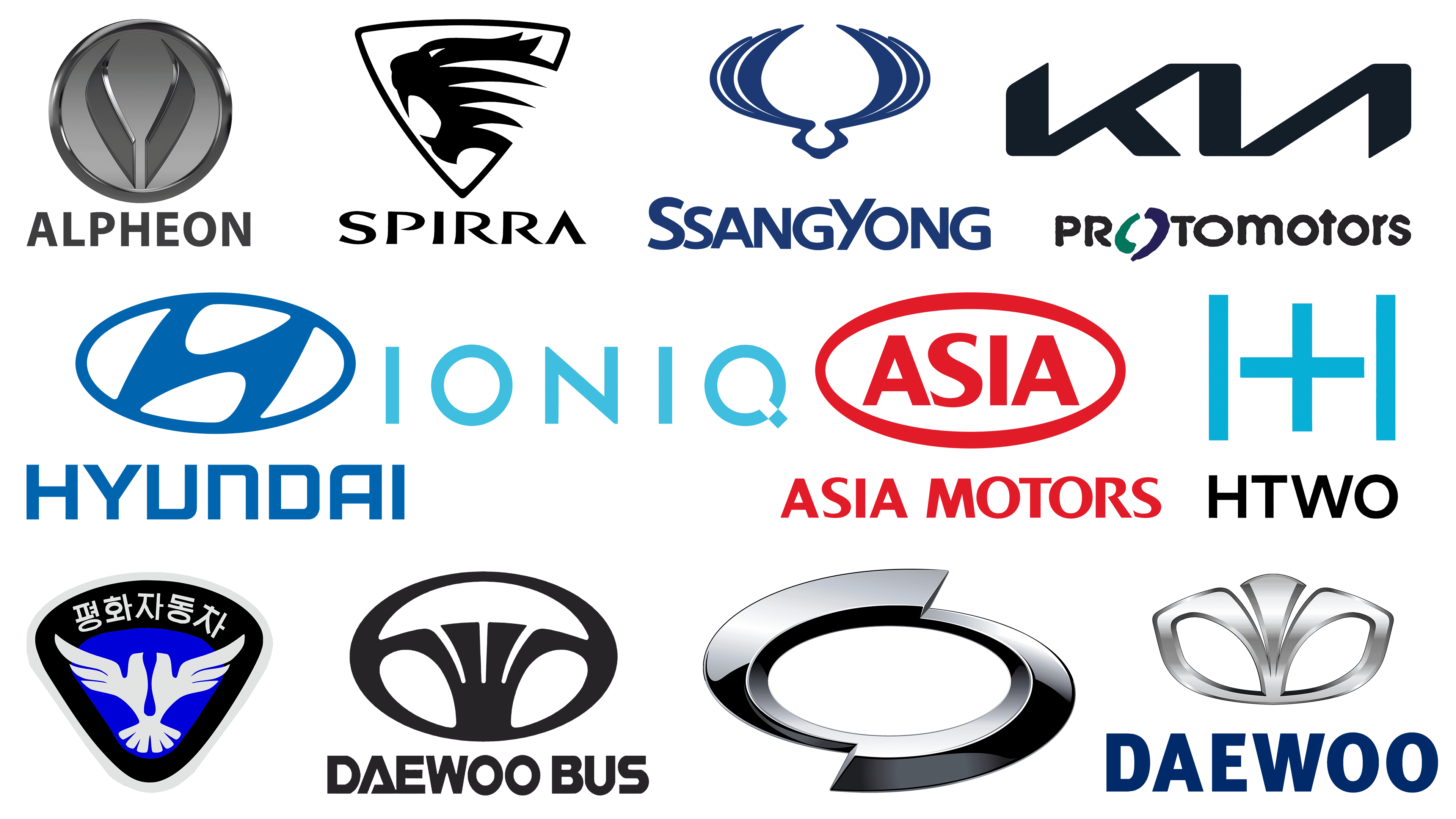 Korean Car Brands - Logos-World.net