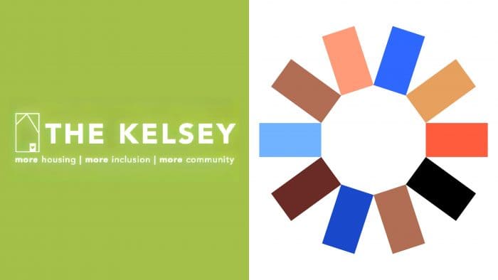 The Kelsey New and Old Logo