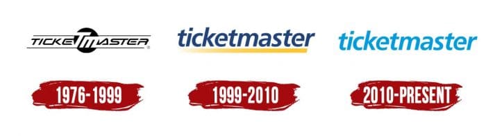 Evolution of the Ticketmaster Logo Ticketmaster Logo History