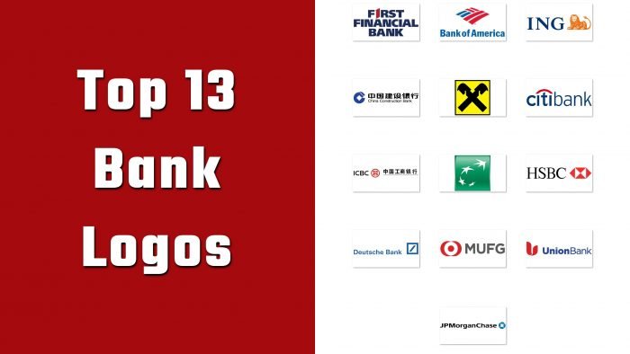Top 13 bank logos