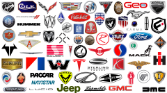 American Car Brands (manufacturer car companies, logos)