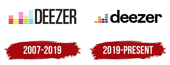 Deezer Logo History