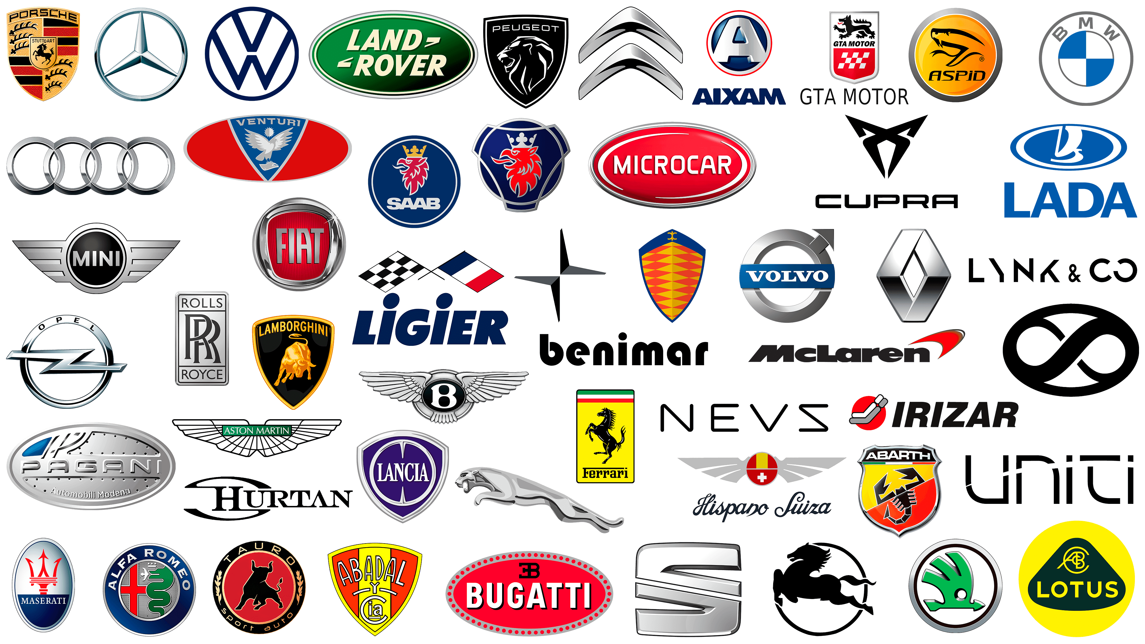 Thư viện ấn tượng nhất về car logos a đầy đủ và đa dạng