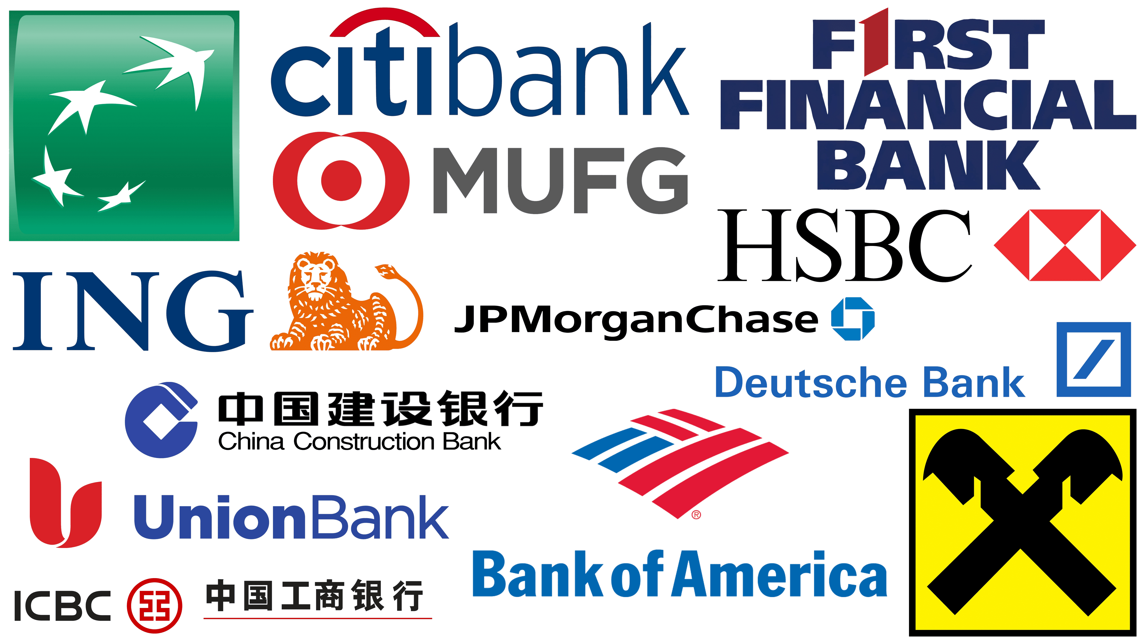 global banking logos