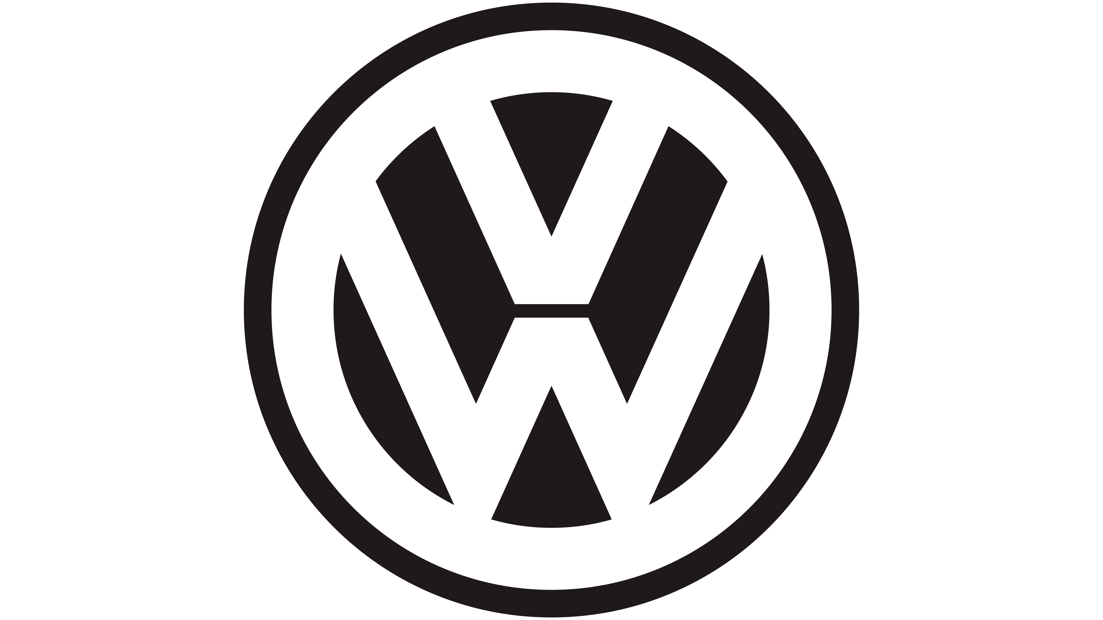 Volkswagen Logo Symbol, History, PNG (3840*2160)