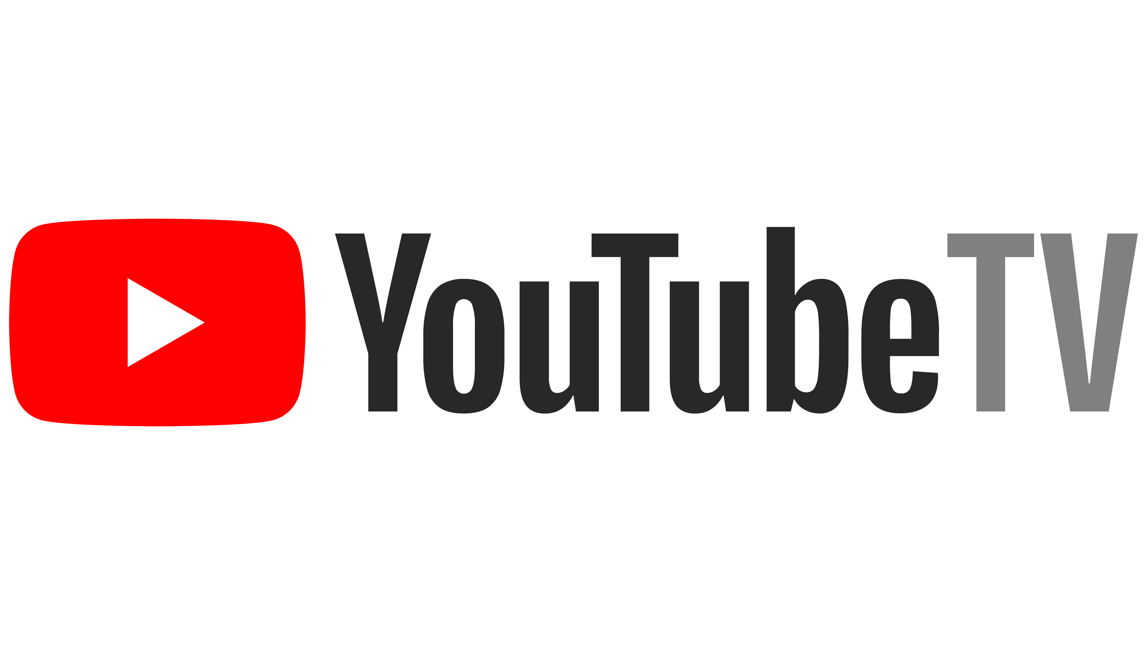 Youtube Tv Logo Symbol History Png 3840 2160