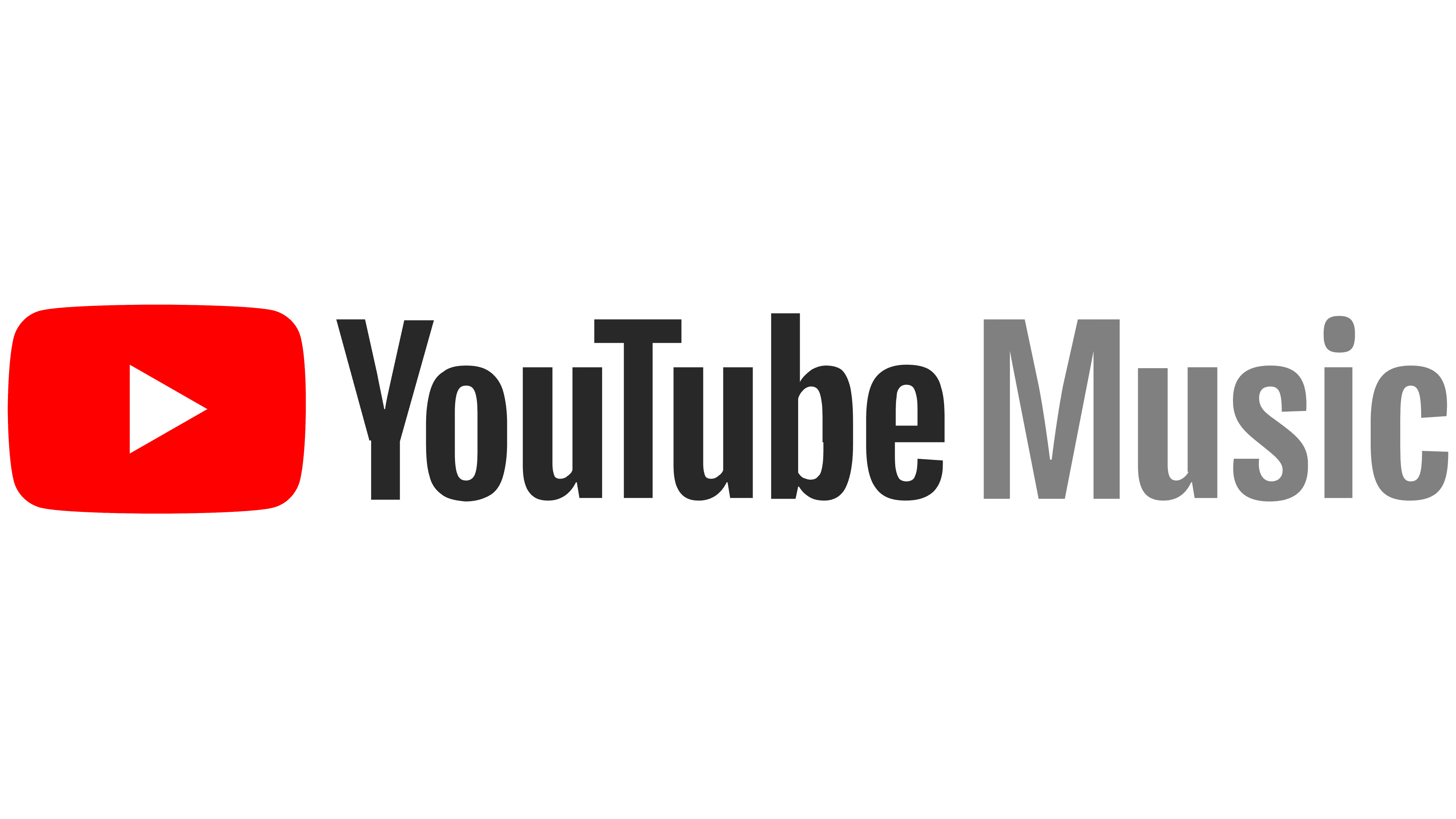 youtube music logo png white