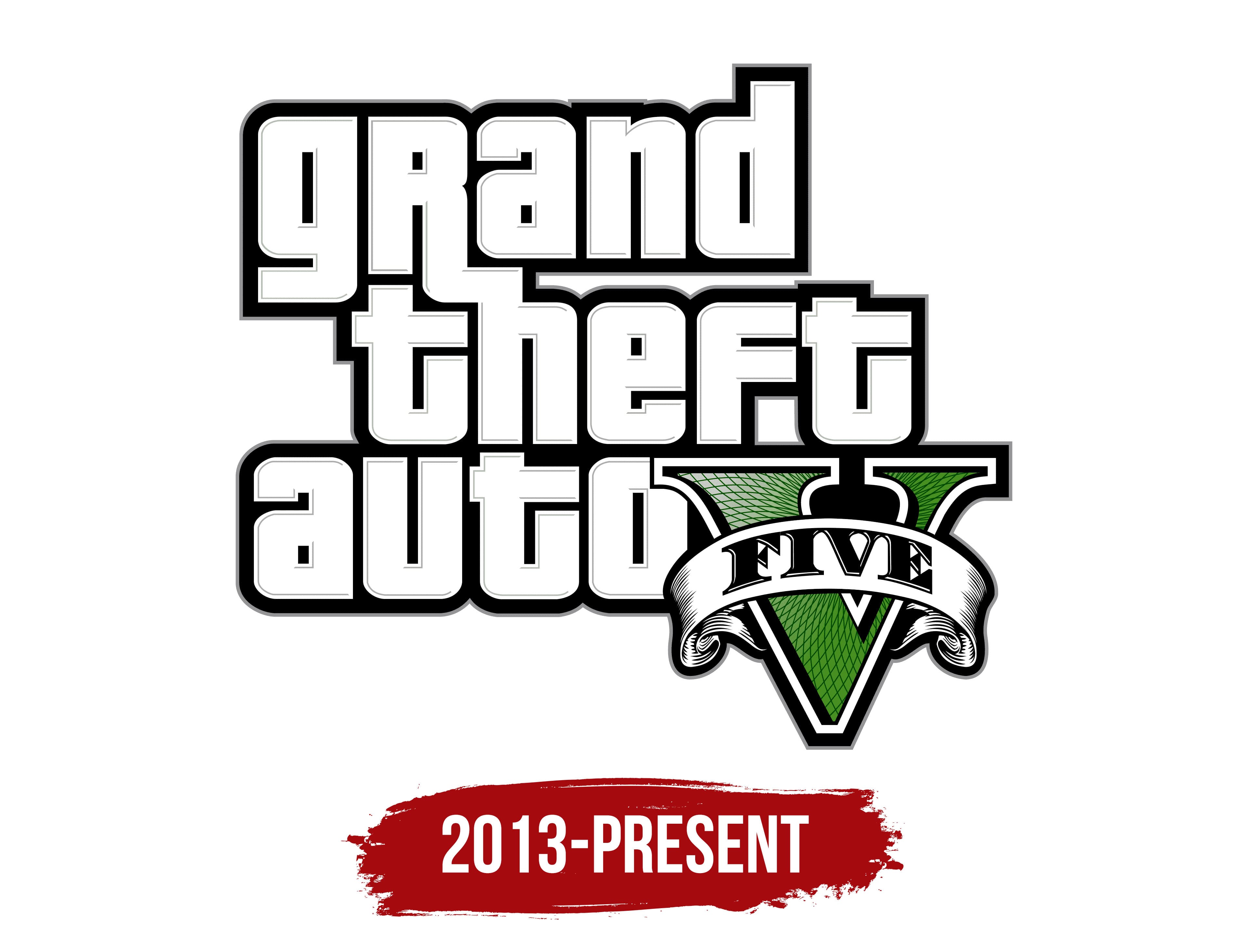How to draw GTA 5 • Grand Theft Auto logo