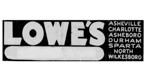 Lowe's Logo 1955