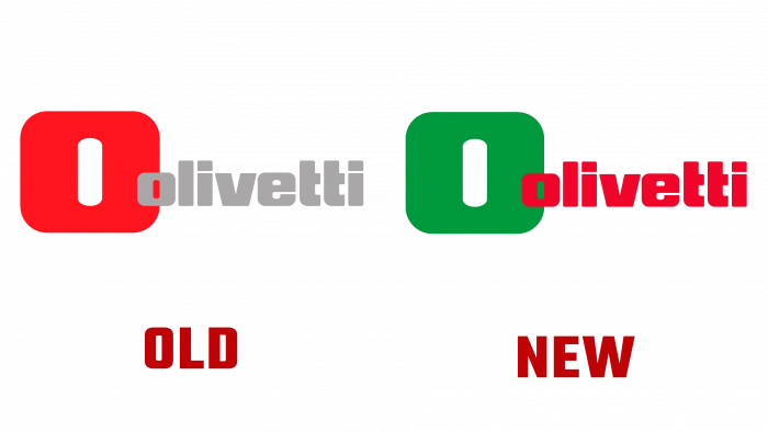 Olivetti New and Old Logo