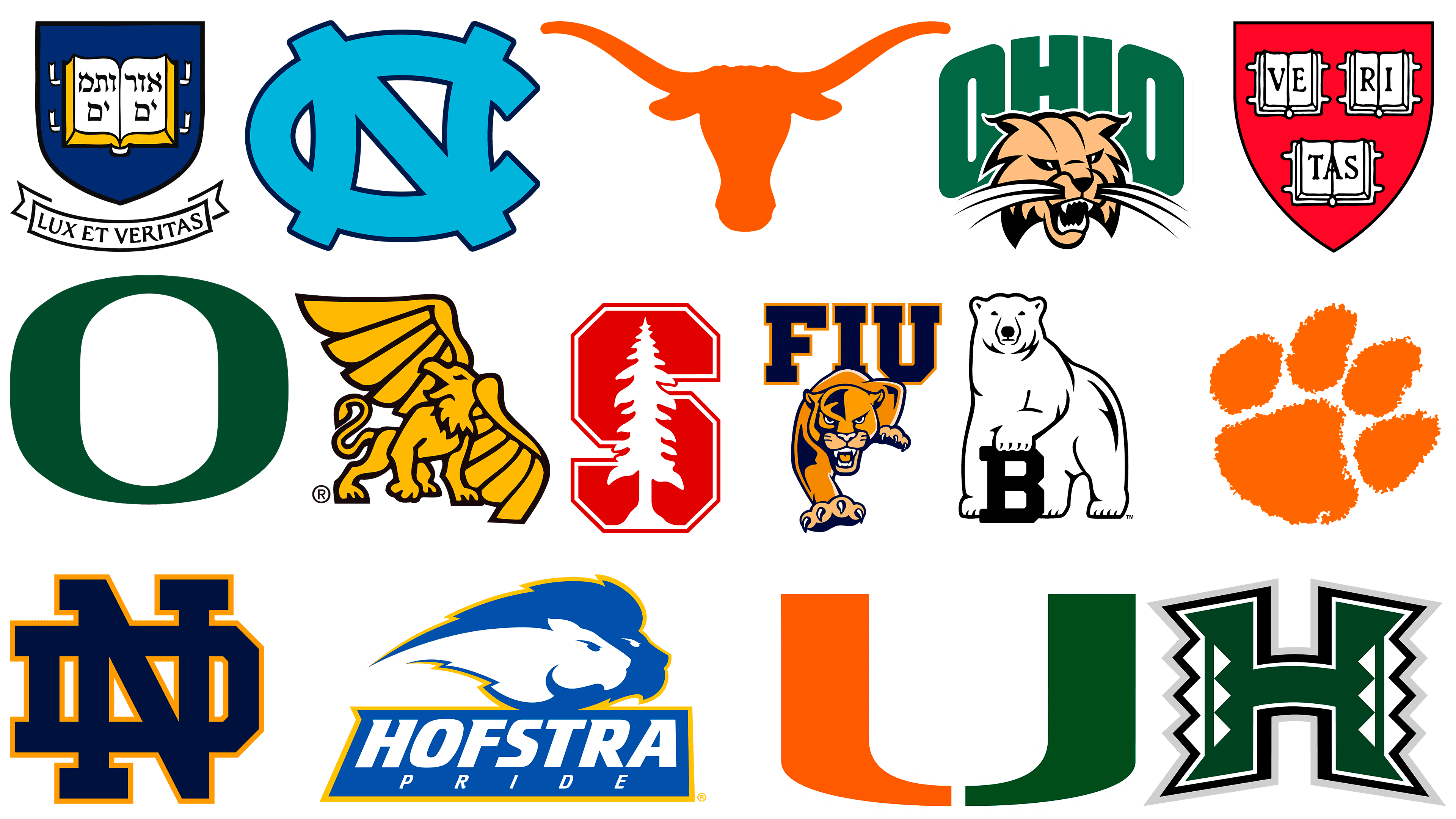 cool college logos