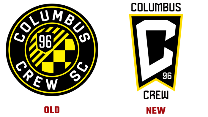 Crew Old and New Logo (history)