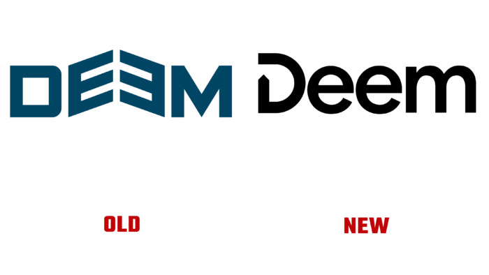 Deem Old and New Logo (history)