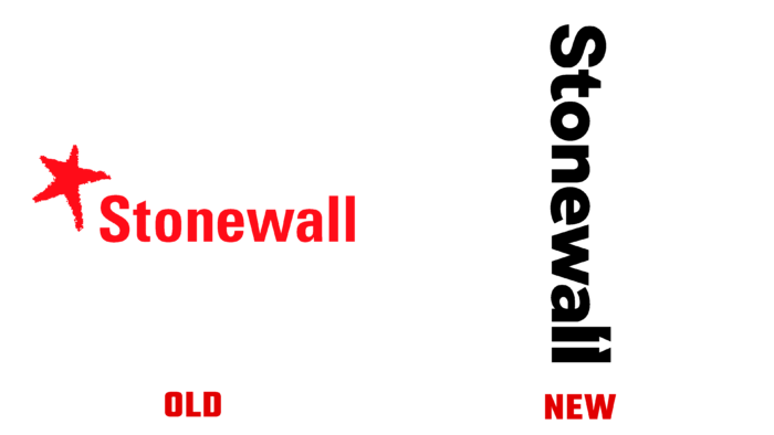 Stonewall Old and New Logo (history)