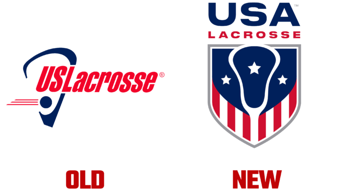 USA Lacrosse Old and New Logo (history)