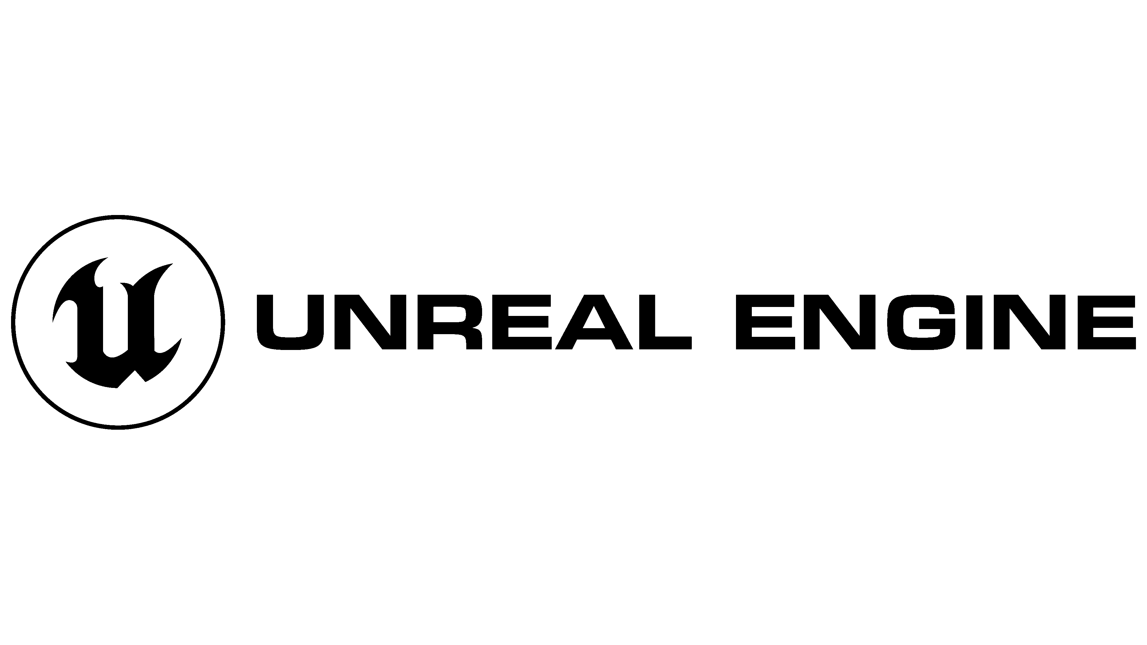 unreal engine logo white