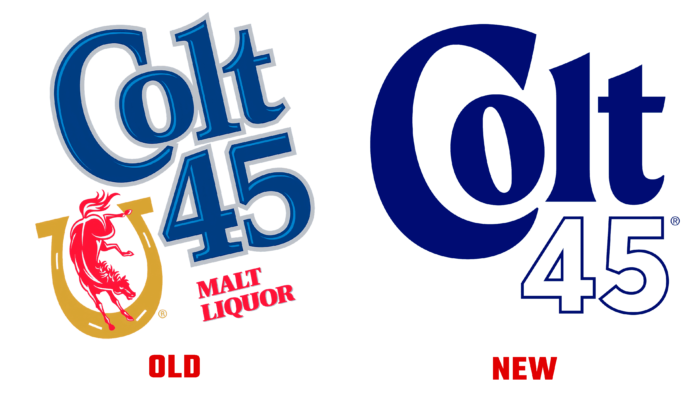 Colt 45 Old and New Logo (history)