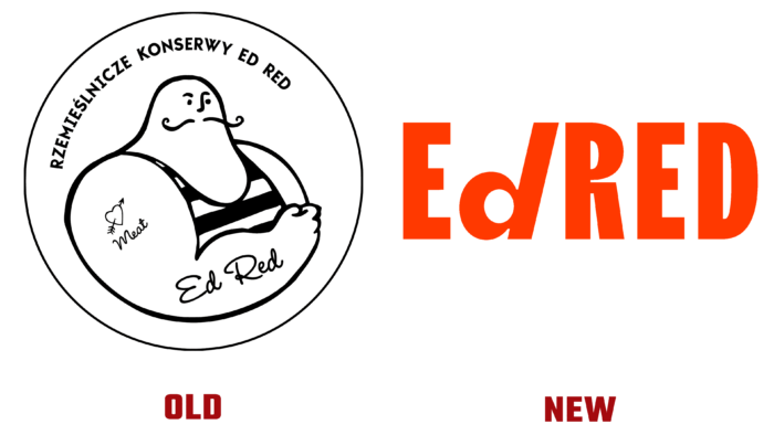 Ed Red Old and New Logo (history)