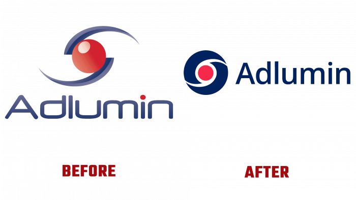 Adlumin Before and After Logo (history)